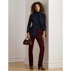 Prosperity Denim NWT Plum Corduroy Bootcut Pants Stretch Size 27